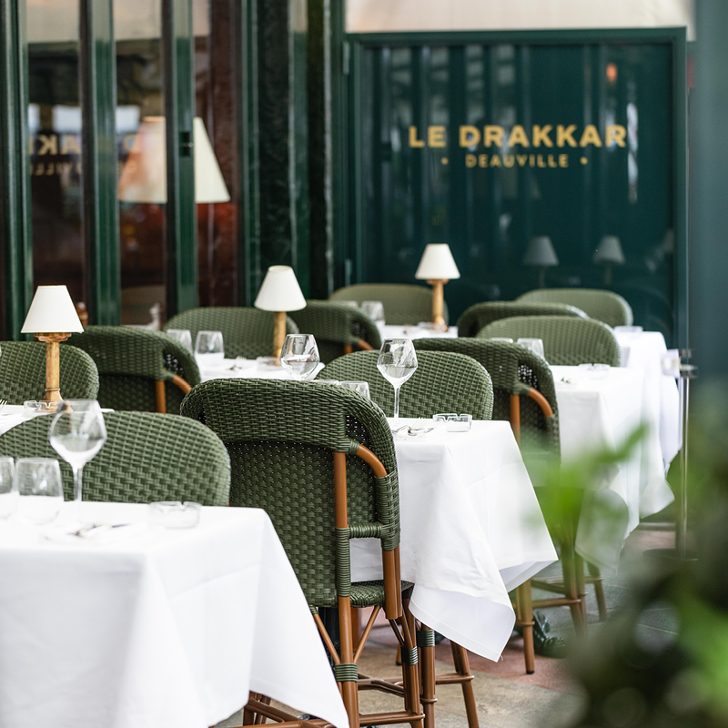 Le Drakkar, restaurant Deauville, Normandie, Cuisine traditionnelle, meilleure qualité de viande, poissons, Terrasse, Ouvert 7/7j, déjeuner, dîner